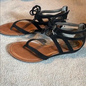 Black sandals